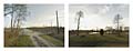 BeaumontFork. Hwy105. Texas. Diptych.  Keystone XL Pipeline construction corridor.  Google Street View 2013.