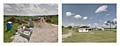 River Road, Big Sandy, Texas.  180° Diptych.  Keystone XL Pipeline construction corridor.  Google Street View 2013.