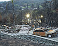 Crown Hill neighborhood. Tubbs Fire aftermath. Santa Rosa, California.