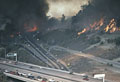 Highway 24 and Hwy 13; Oakland Firestorm and Conflagration; Oakland California 1991