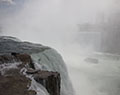 Maid of the Mist at Horseshoe Falls. Niagara Falls State Park. Niagara Falls, NY