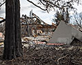Seventh Day Adventist Church. Aftermath of Camp Fire. Paradise, California.